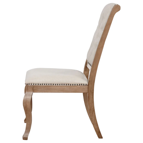 Modern Upholstered Dining Chairs with Cushioned Seats (Set of 2) – Stylish and Comfortable Seating for Kitchen or Dining Room
