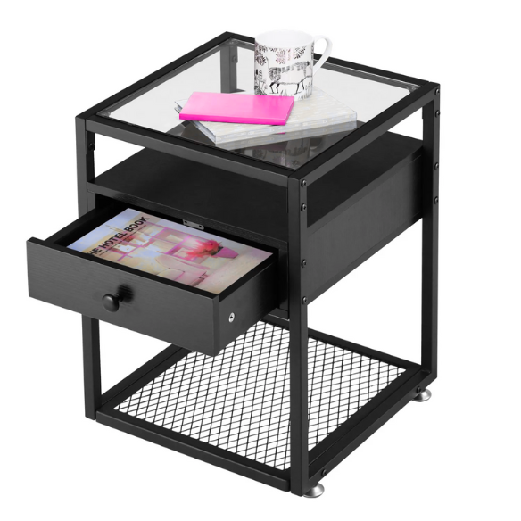 Style Black Metal 3-Piece Twin Bedroom Set – Modern & Durable Design