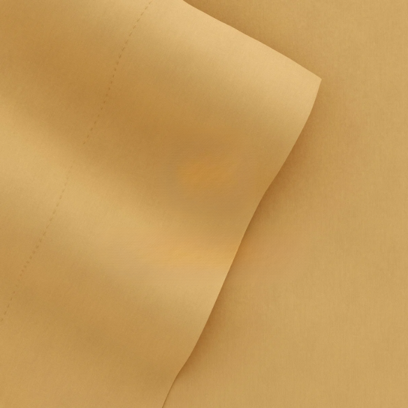 Yellow Deep Pocket Microfiber Sheet Set – 4-Piece Soft, Wrinkle-Free Bedding with Pillowcases