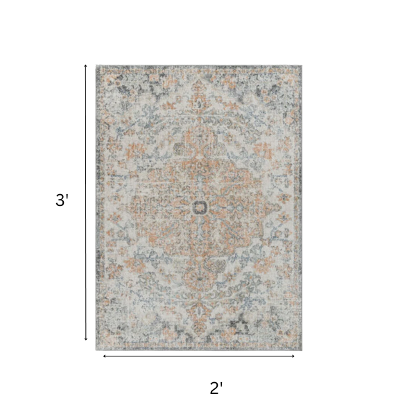 Timeless Traditional Woven Area Rug – Machine-Woven Polypropylene, Medium Pile, Durable and Easy to Clean