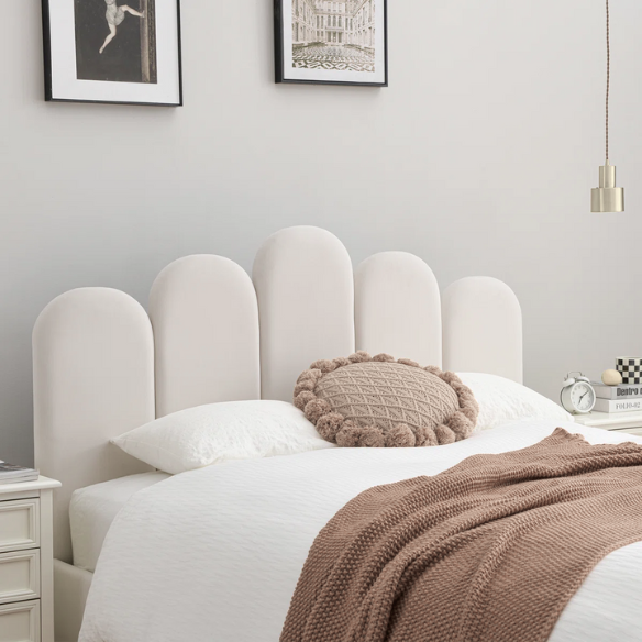 Elegant Hydraulic Velvet Upholstered Platform Bed – Full Double Size with Lift-Up Storage for Ultimate Space Saving
