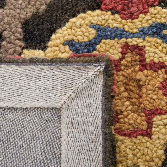Tufted Wool Area Rug – Luxurious Floral Design