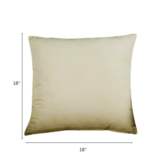 Set of 2 luxury muted yellow pillow covers with zipper closure for modern home decor, perfect for living rooms, bedrooms, and sofas.
