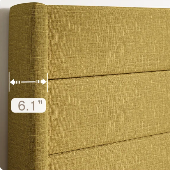 Modern King Size Upholstered Platform Bed with Hydraulic Lift Storage – Sleek Grooved Headboard, Space-Saving Design, and No Box Spring Needed