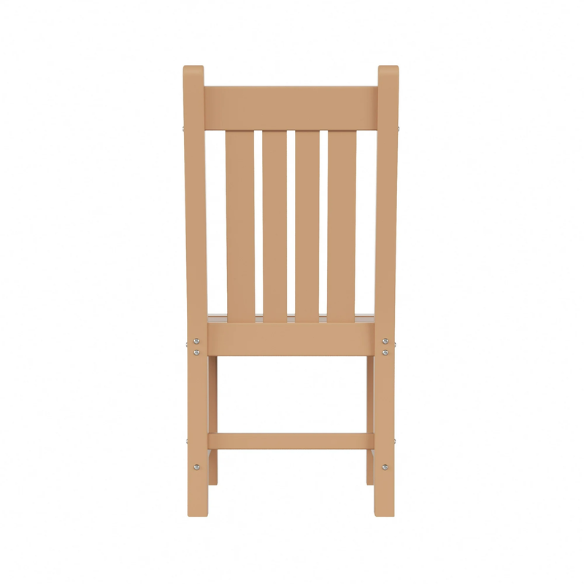 All-Weather Outdoor Patio Dining Chair with Arms – Durable HDPE Construction for Long-Lasting Comfort and Style