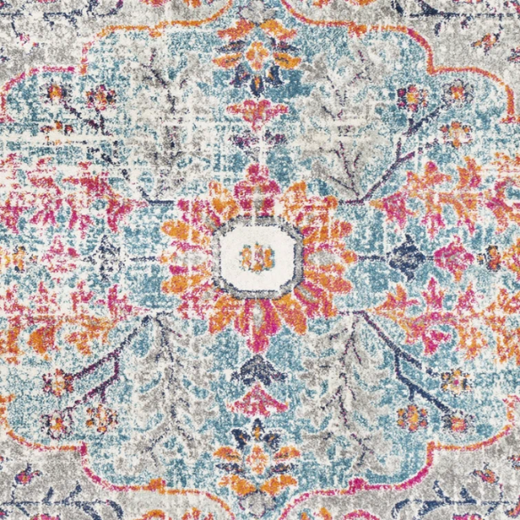 Timeless Traditional Woven Area Rug – Machine-Woven Polypropylene, Medium Pile, Durable and Easy to Clean