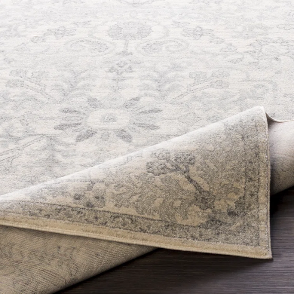 Timeless Traditional Woven Area Rug – Machine-Woven Polypropylene, Medium Pile, Durable and Easy to Clean