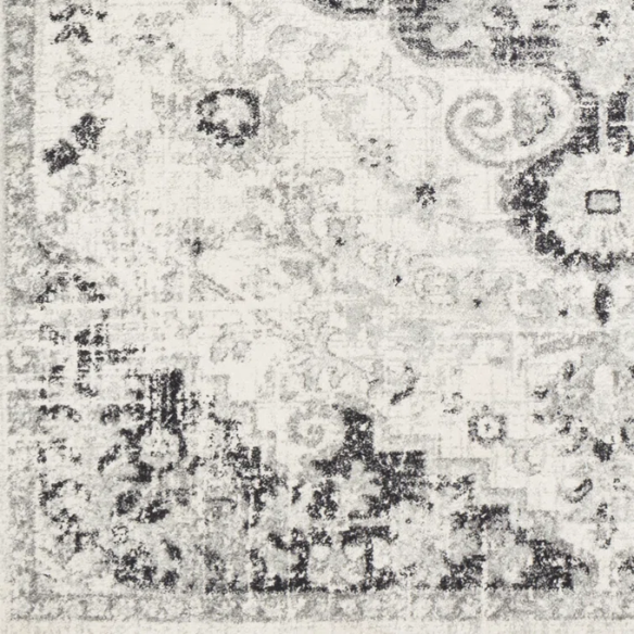 Timeless Traditional Woven Area Rug – Machine-Woven Polypropylene, Medium Pile, Durable and Easy to Clean