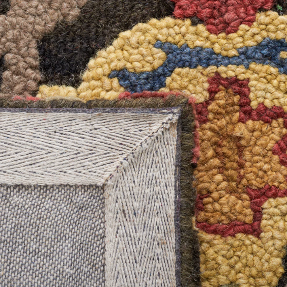 Tufted Wool Area Rug – Luxurious Floral Design