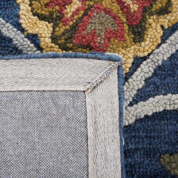 Tufted Wool Area Rug – Luxurious Floral Design
