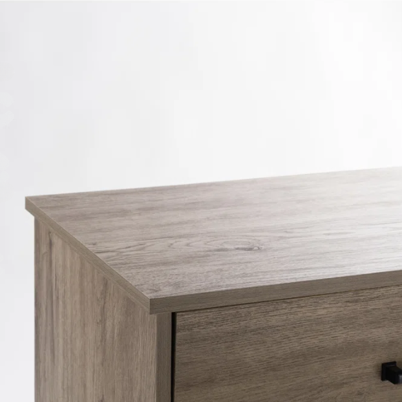 Rustic Modern 6-Drawer 53.25" W Double Dresser with Timeless Farmhouse Charm
