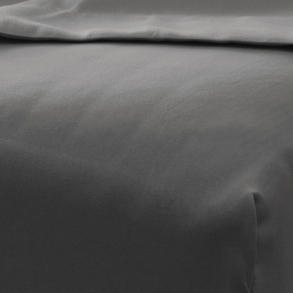 Grey Deep Pocket Microfiber Sheet Set – 4-Piece Soft, Wrinkle-Free Bedding with Pillowcases
