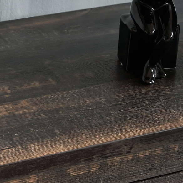 6-Drawer Dresser – A Perfect Blend of Rustic Charm and Industrial Elegance, Featuring a Clean-Lined Silhouette and Weathered Finish. Crafted from Solid and Engineered Wood