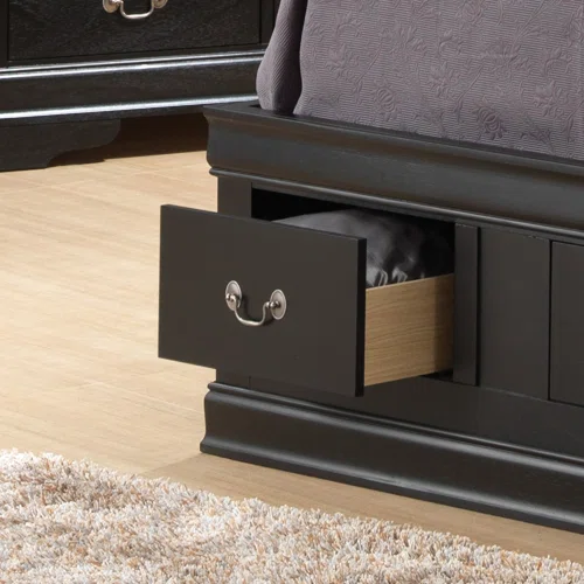 Wooden Bookcase Storage Twin Bed – Space-Saving Design with Stylish Shelving