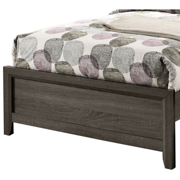 Rustic Grey Farmhouse 5-Piece Twin Bedroom Set – Charming & Durable Design