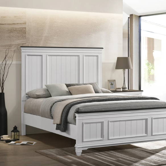 Solid Wood 6-Piece Storage Bedroom Collection – Rustic Charm with Headboard Storage, USB Charging Station, and Durable New Zealand Pine Construction