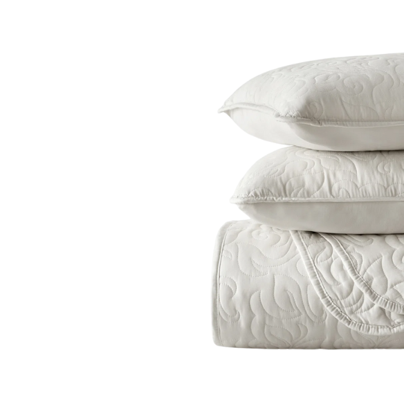 Elegant Floral Stitching Quilt Set – Ultra-Soft, Hypoallergenic, and Machine Washable Bedding for All Seasons
