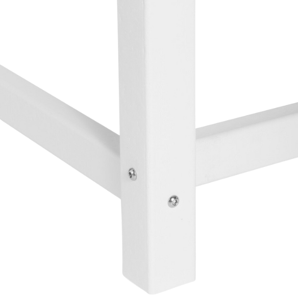 Outdoor Conversation Table – Stylish, Weather-Resistant Recycled Plastic Table with Slat-Style Top for Patios and Gardens
