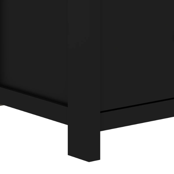 2-Drawer Nightstand – Neutral Engineered Wood, Streamlined Rectangular Design, Four Block Legs, Convenient Storage with Roller-Glide Drawers & Metal Knobs, Perfect for Traditional & Contemporary Bedroom