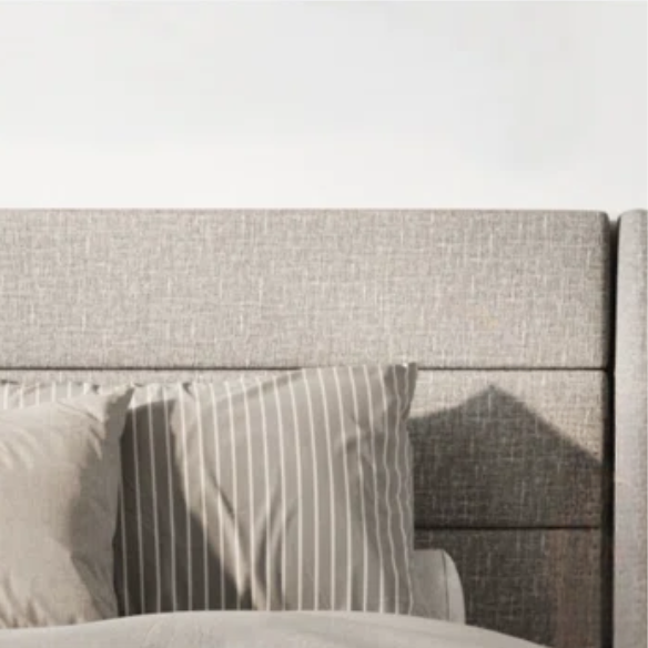 Modern King Size Upholstered Platform Bed with Hydraulic Lift Storage – Sleek Grooved Headboard, Space-Saving Design, and No Box Spring Needed