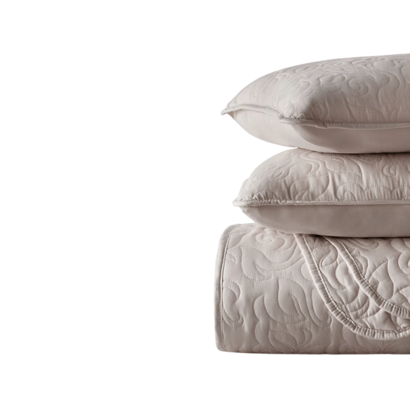 Elegant Floral Stitching Quilt Set – Ultra-Soft, Hypoallergenic, and Machine Washable Bedding for All Seasons