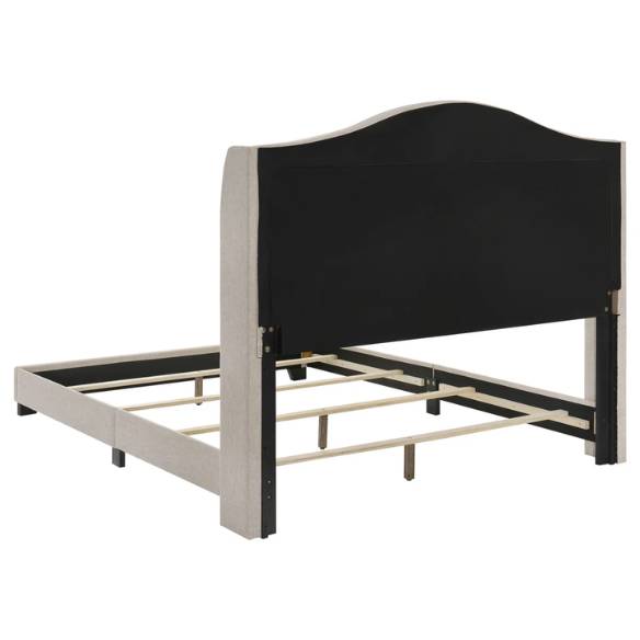 Button Tufted Upholstered Full Double Bed with Panel Headboard Design – Elegant and Comfortable with Premium Upholstery