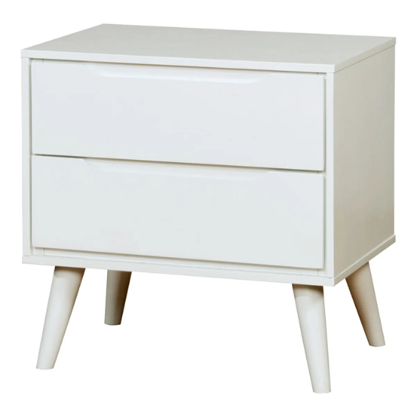 Chic White 3-Piece Bedroom Set: Timeless Style for Modern Living
