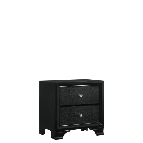 LED-Lit Black Framed 3-Piece Twin Bedroom Set – Modern, Stylish, & Illuminated Design