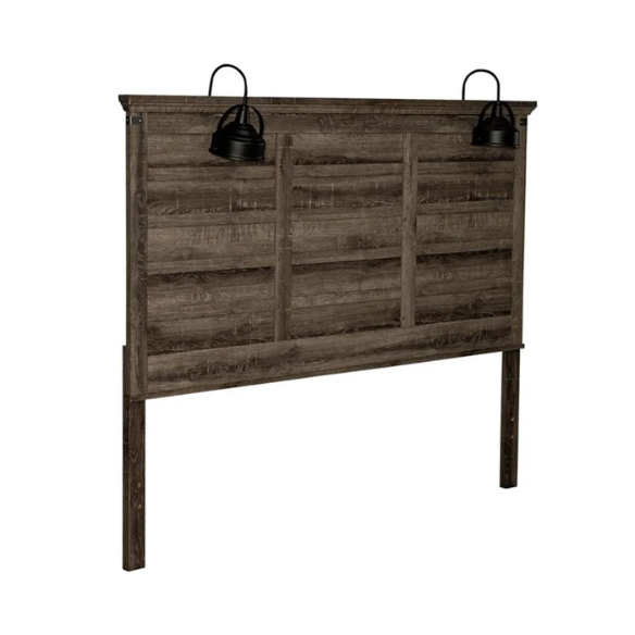 Urban Rustic Brown Wooden Full Double Size Bedroom Set – Stylish Design with Sturdy and Warm, Contemporary Charm