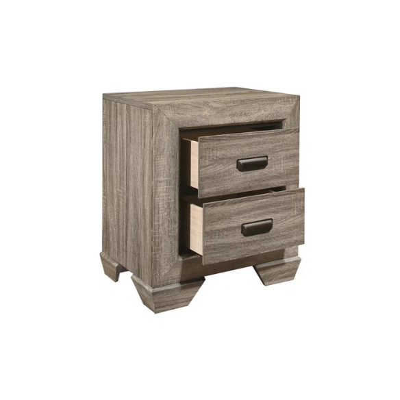 Luxurious Rustic Twin 4-Piece Solid Wood Bedroom Set: Timeless Style Meets Comfort