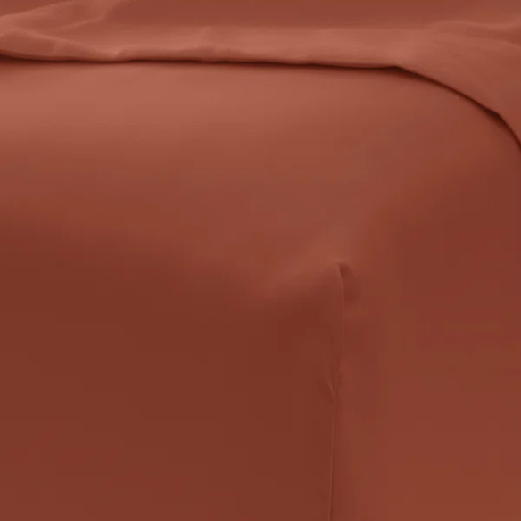 Terracotta Deep Pocket Microfiber Sheet Set – 4-Piece Soft, Wrinkle-Free Bedding with Pillowcases