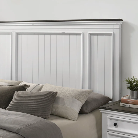 Solid Wood 6-Piece Storage Bedroom Collection – Rustic Charm with Headboard Storage, USB Charging Station, and Durable New Zealand Pine Construction