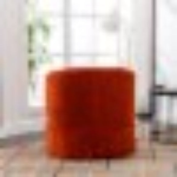 A set of two Burnt Orange Swivel Accent Chairs featuring rich, warm upholstery in burnt orange, set atop sleek metal frames with wood accents. The chairs have a 360-degree swivel base for easy movement and flexible seating. Their modern yet timeless design, along with plush foam and spring cushioning, offers comfort and style, making them a versatile addition to various home spaces like living rooms, offices, or bedrooms.