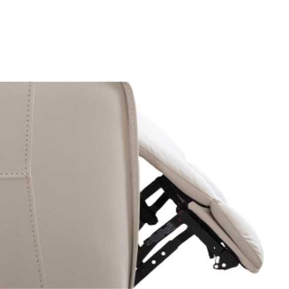 Cream white power swivel rocker recliner with 270° swivel, smooth gliding recline, USB charging port, and durable faux leather fabric. Supports up to 350 lbs, perfect for living room, bedroom, or nursery. Easy assembly and quiet motor.