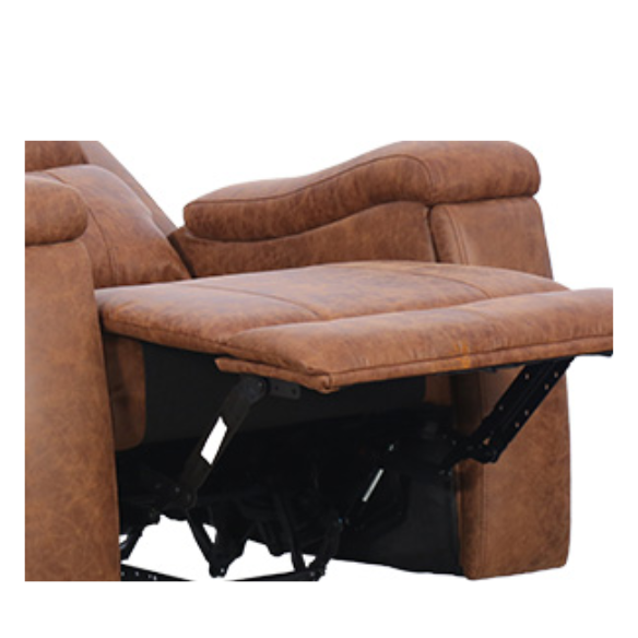 Brown Leather Recliner with Ergonomic Armrests & Cup Holder
Relax in style with this brown leather recliner, featuring ergonomic armrests, adjustable backrest, and a concealed cup holder. Crafted with durable faux leather and supportive foam padding, it offers comfort and durability. Perfect for living rooms, home theaters, or reading spaces.