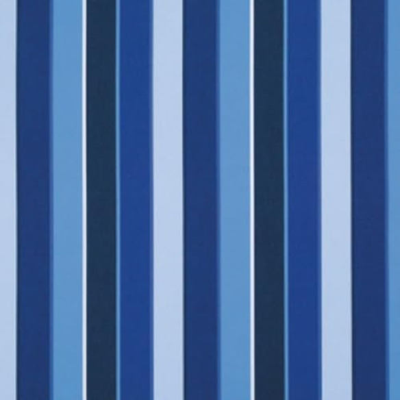 Blue and white striped accent pillow – reversible, weather-resistant, and overstuffed for stylish comfort indoors or outdoors on patios, decks, or sofas.