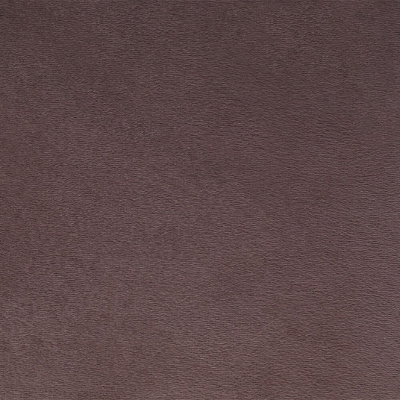 Brown L-shaped sectional sofa with right-facing chaise and ottoman, microfiber upholstery and light gray wooden legs