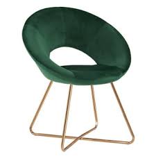 Stylish green velvet accent chair with gold-plated metal legs, ergonomic backrest, and soft sponge cushions for ultimate comfort and modern elegance. Ideal for living rooms, bedrooms, and offices.