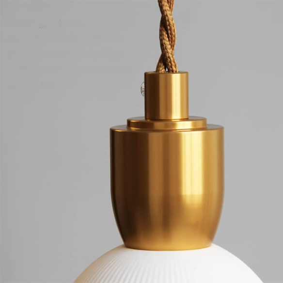 Elegant ceramic chandelier with bronze and brass accents, E27 light fixture for dining room or living room.