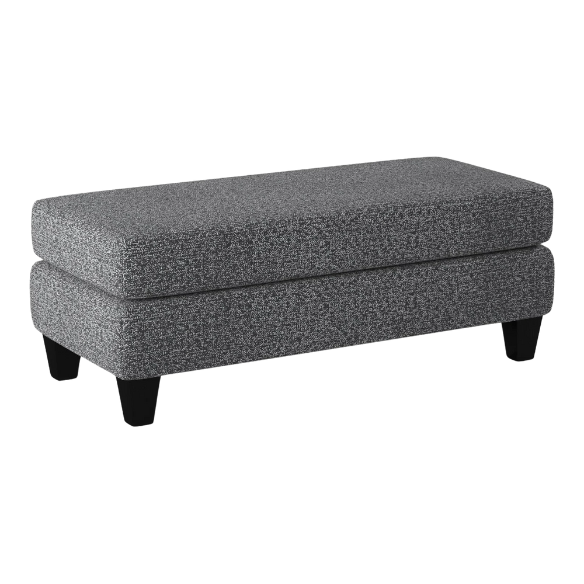 4-piece grey modular sectional sofa with dual chaises, chenille upholstery, flared arms, and accent pillows
