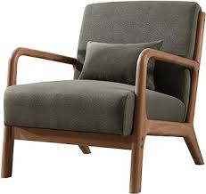 Juniper olive green low-back accent chair with ergonomic design, plush cushions, and solid wood frame for comfort, style, and durability.