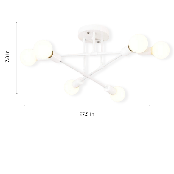 Minimalist white pendant light fixture for living room and bedroom, AC powered, ceiling mount, paper material.