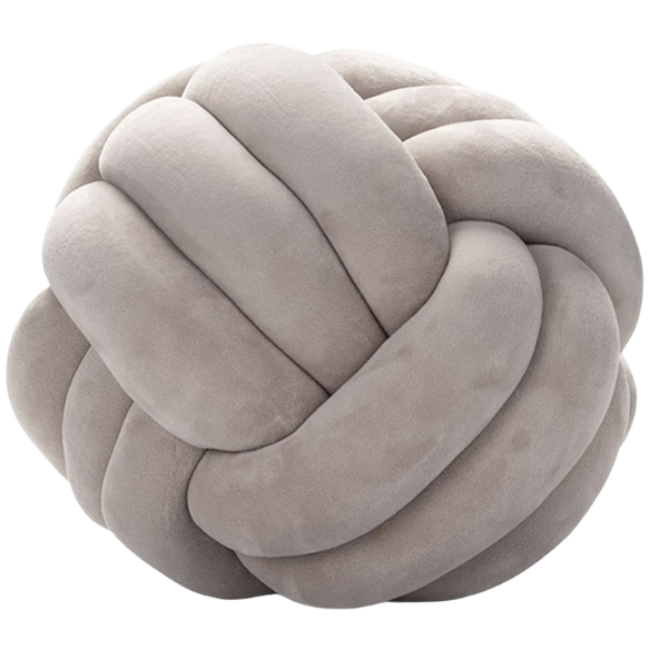 Grey Geometric Decorative Throw Pillow – Modern Plush Cushion for Sofa, Bed, or Home Decor (22 cm & 28 cm Sizes)