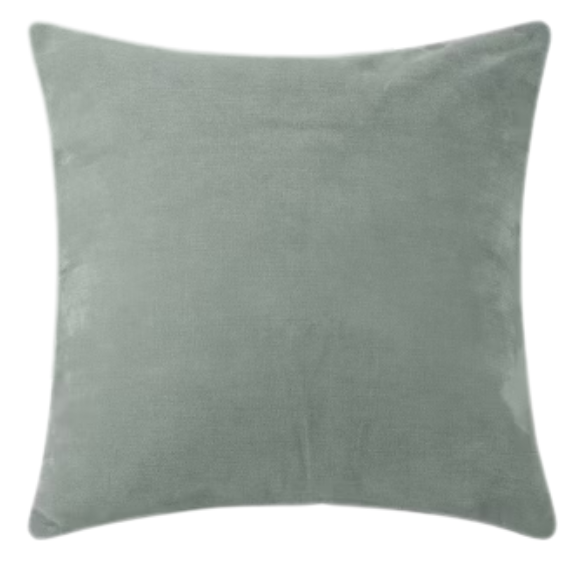 Set of 2 luxury light grey pillow covers with zipper closure for modern home decor, perfect for living rooms, bedrooms, and sofas.