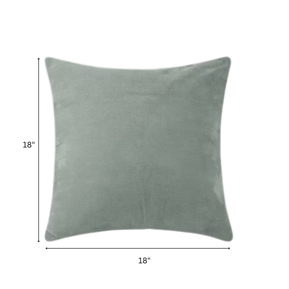 Set of 2 luxury light grey pillow covers with zipper closure for modern home decor, perfect for living rooms, bedrooms, and sofas.