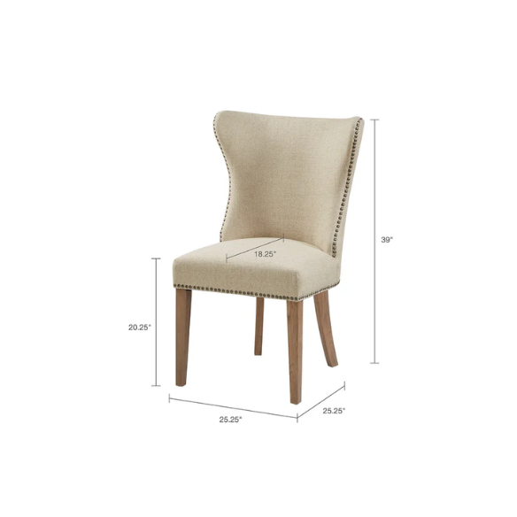 /products/traditional-cream-upholstered-dining-chairs-set-of-2-wingback-latte-wood