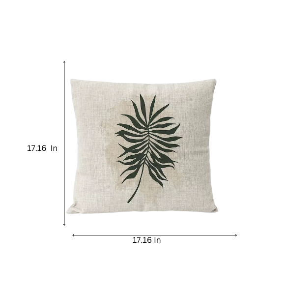 Boho Linen Throw Pillow Covers with Modern Abstract Design in Neutral Multi-Colored Shades – Decorative Square Pillow Covers for Home, Office, and Bedroom.