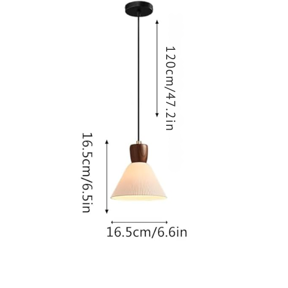 White ceramic vintage chandelier with adjustable height, modern pendant light for home and office decor.