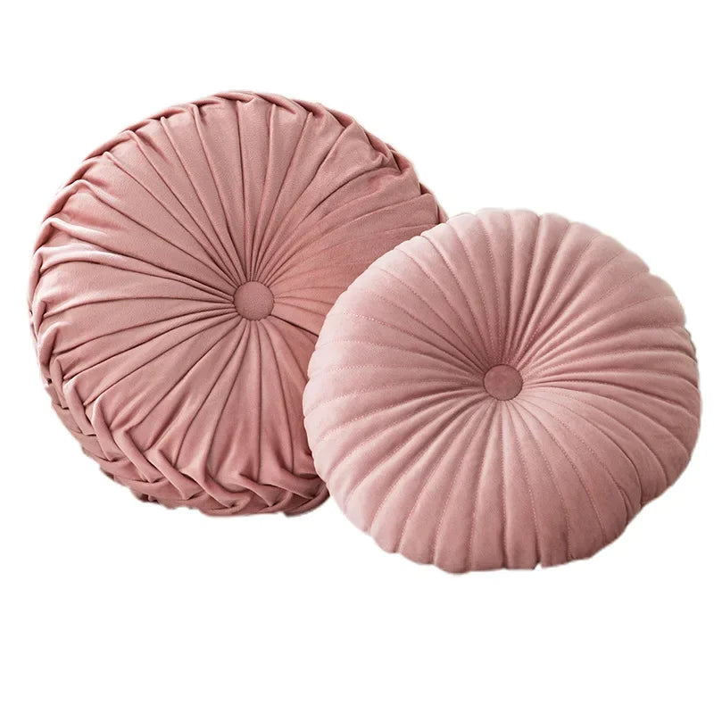 Pumpkin Pillow round Pillow Pink Cushion Waist Pillow Living Room Sofa B&B Decorative Wheel Futon