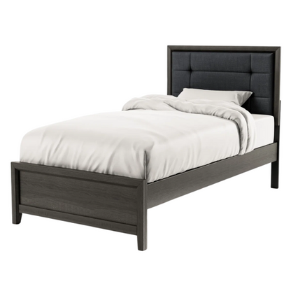 Smoky Grey Wooden Rustic 6-Piece Full Double Size Bedroom Set – Timeless Design with Sturdy Construction and Warm, Vintage Appeal